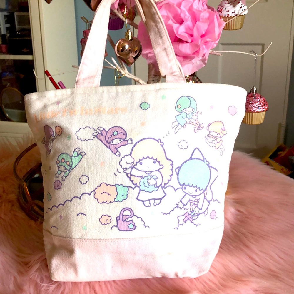 Sanrio Pastel Baby Bag with Pink and Purple Accents